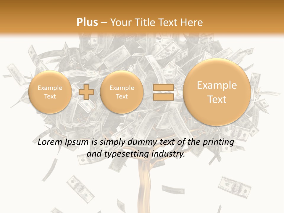 Gold Making Stock PowerPoint Template
