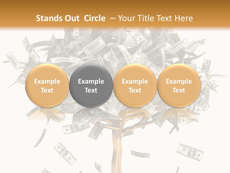 Gold Making Stock PowerPoint Template