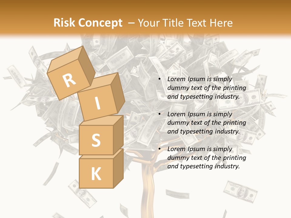 Gold Making Stock PowerPoint Template