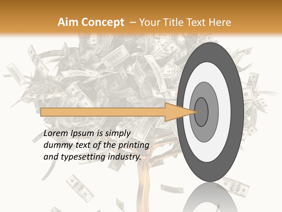 Gold Making Stock PowerPoint Template