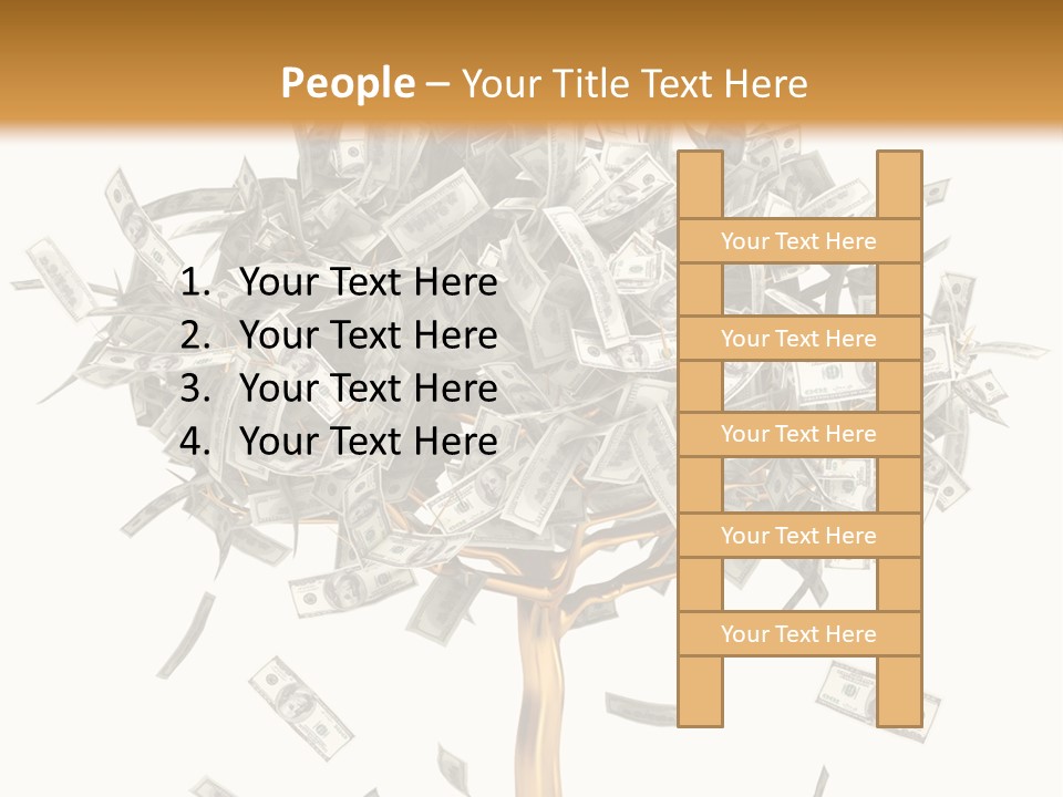 Gold Making Stock PowerPoint Template