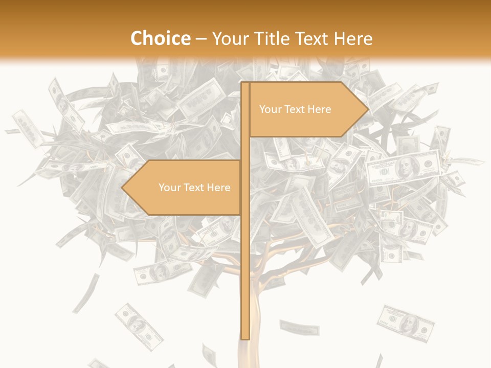 Gold Making Stock PowerPoint Template