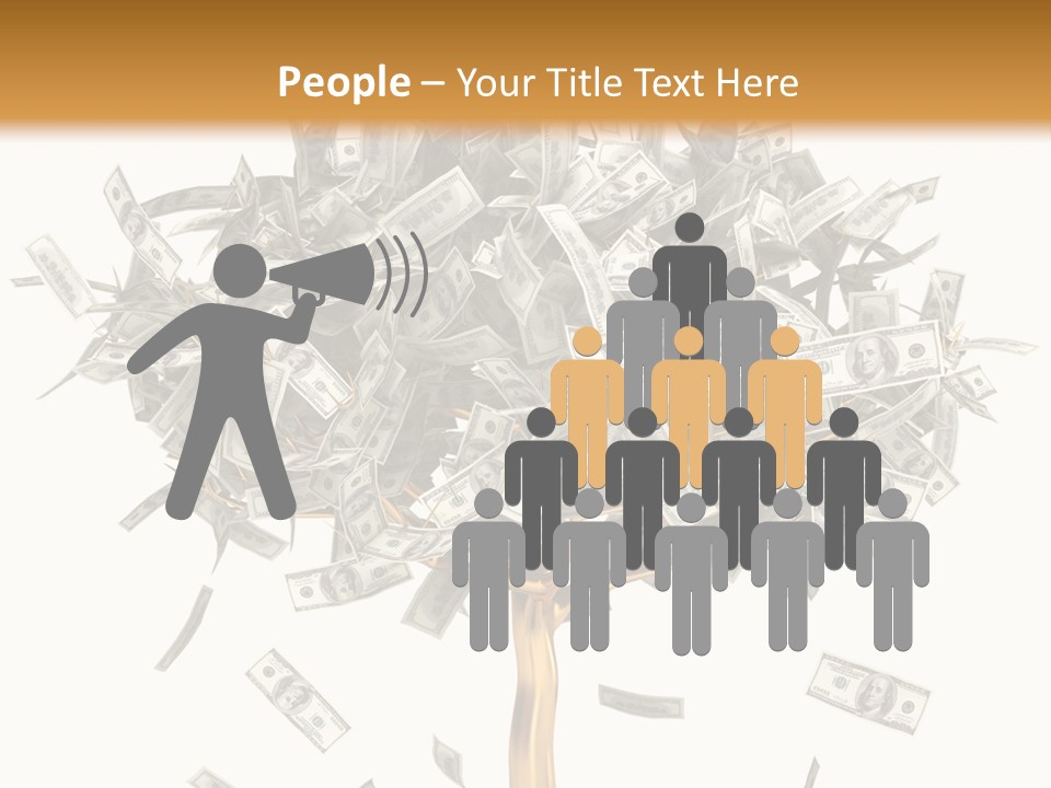 Gold Making Stock PowerPoint Template