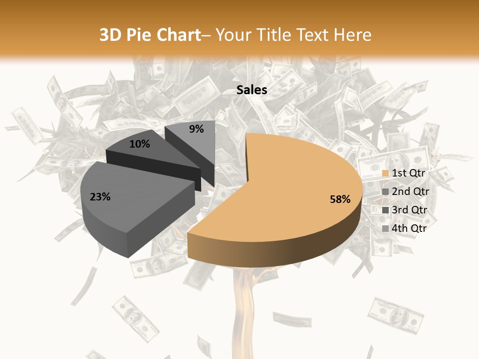 Gold Making Stock PowerPoint Template
