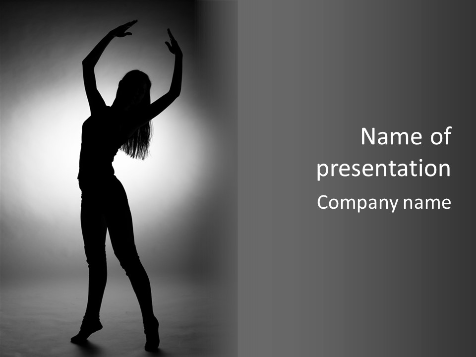 Spa Slim Model PowerPoint Template