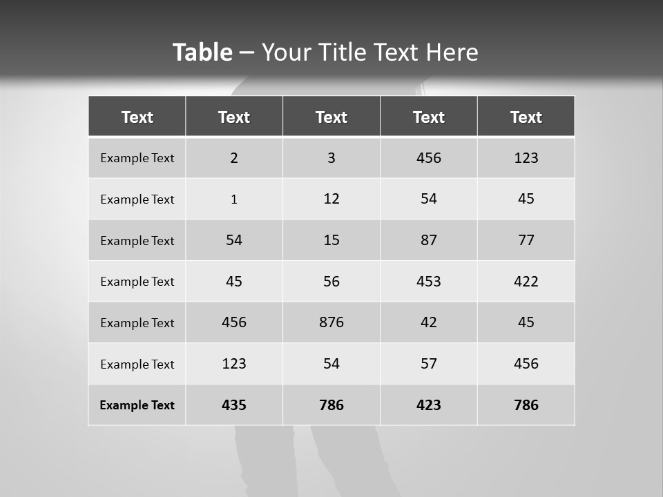 Spa Slim Model PowerPoint Template