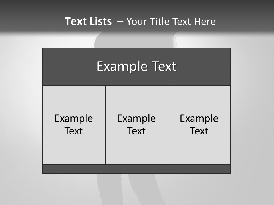 Spa Slim Model PowerPoint Template