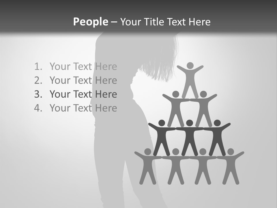 Spa Slim Model PowerPoint Template