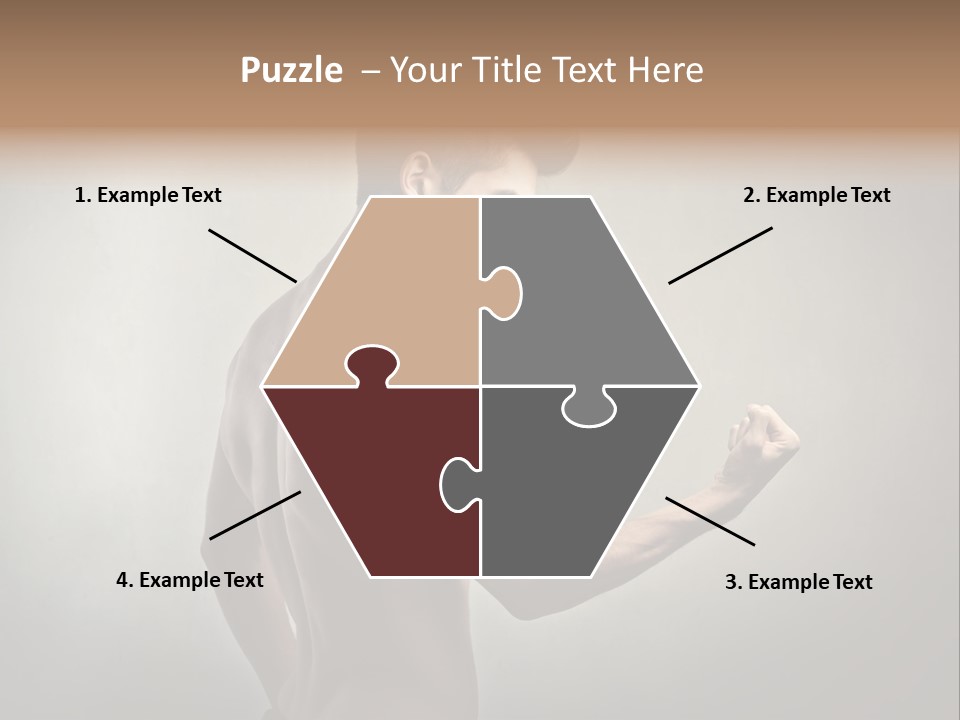 Fit Building Guy PowerPoint Template