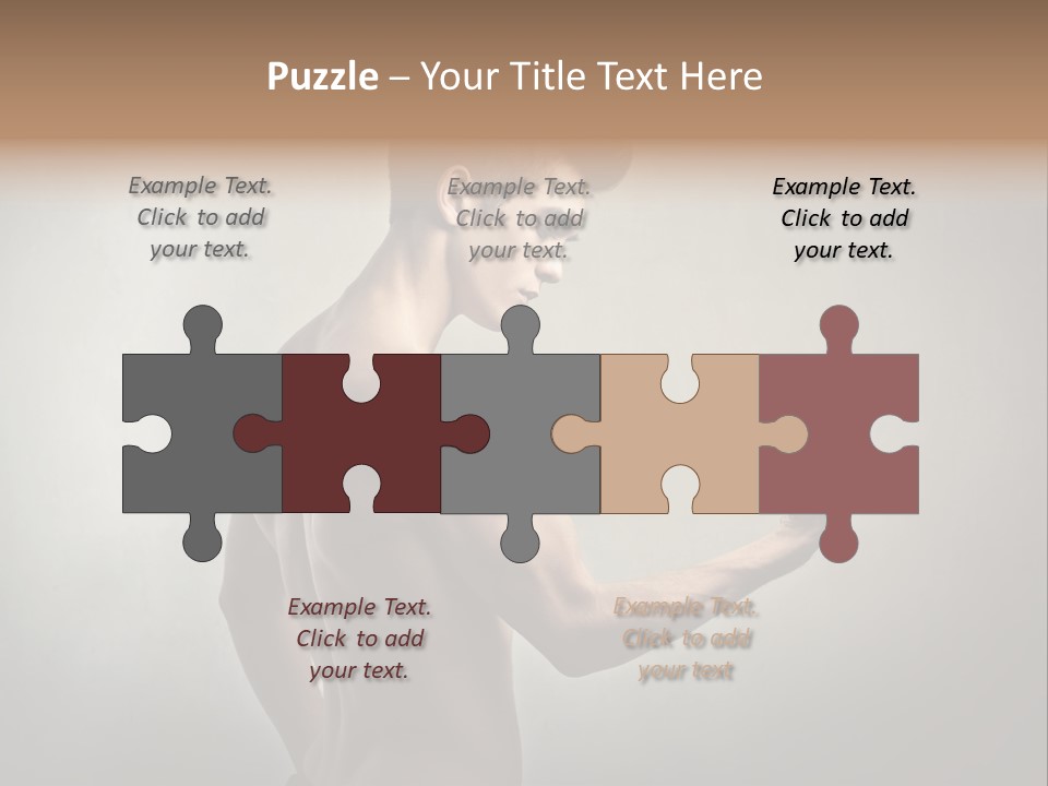 Fit Building Guy PowerPoint Template