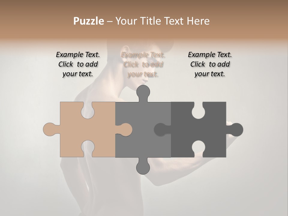 Fit Building Guy PowerPoint Template