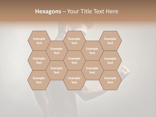 Fit Building Guy PowerPoint Template
