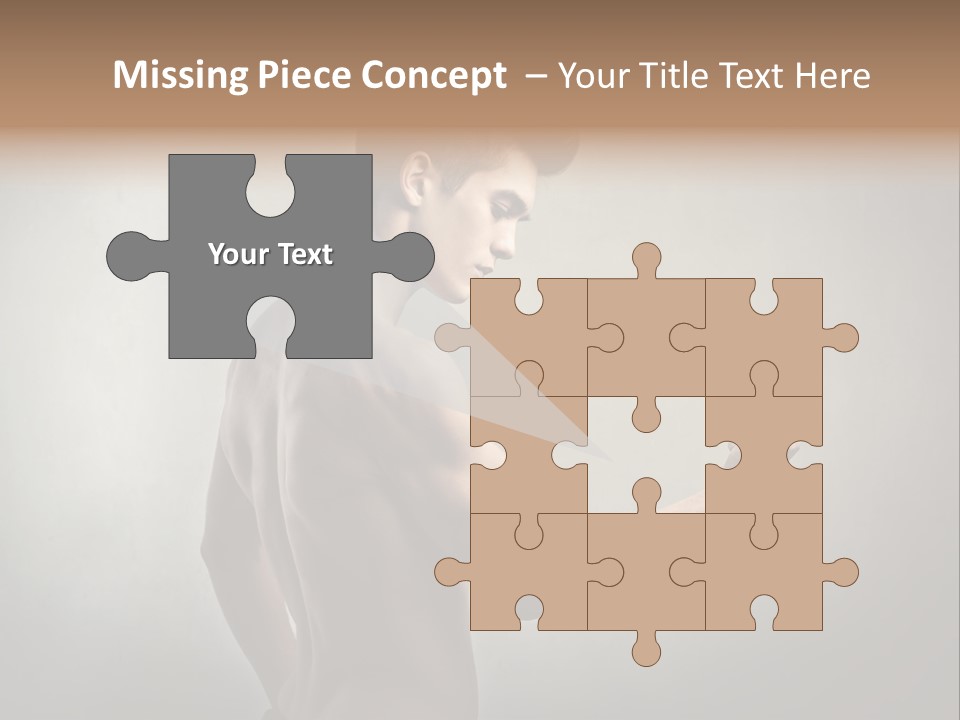 Fit Building Guy PowerPoint Template