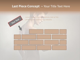 Fit Building Guy PowerPoint Template