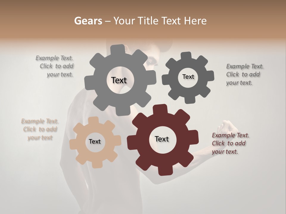 Fit Building Guy PowerPoint Template