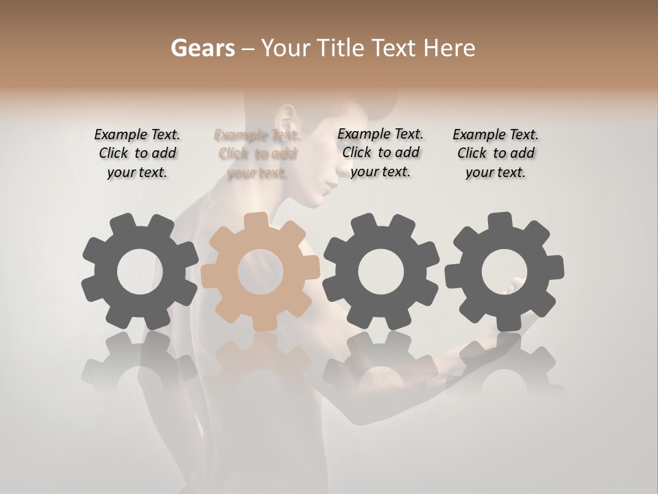 Fit Building Guy PowerPoint Template