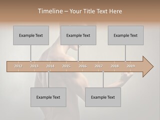 Fit Building Guy PowerPoint Template