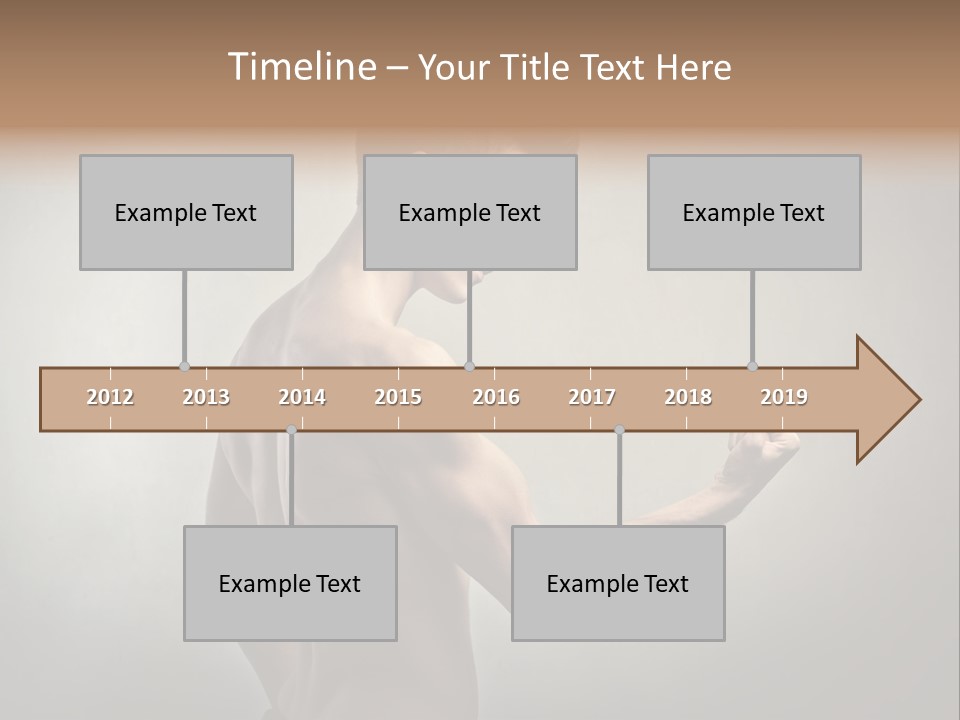 Fit Building Guy PowerPoint Template