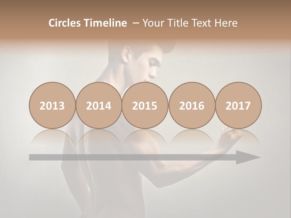 Fit Building Guy PowerPoint Template