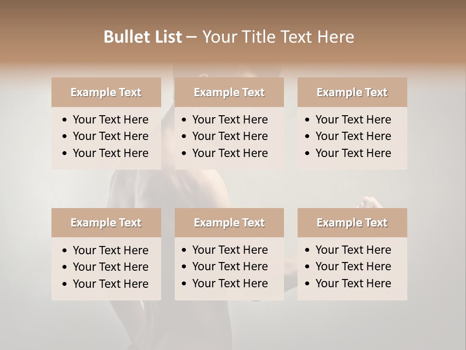 Fit Building Guy PowerPoint Template