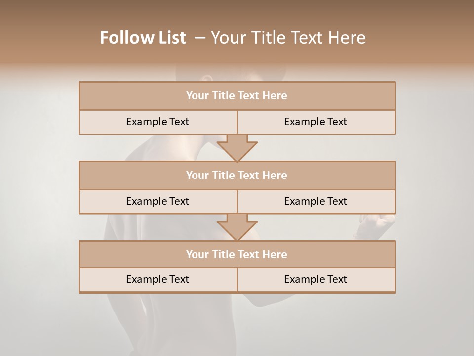 Fit Building Guy PowerPoint Template