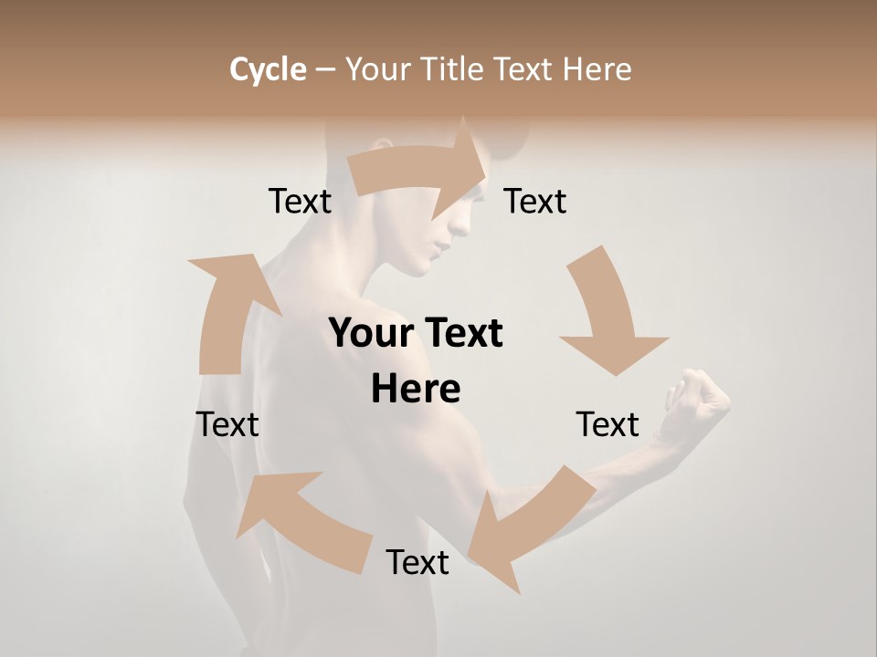 Fit Building Guy PowerPoint Template