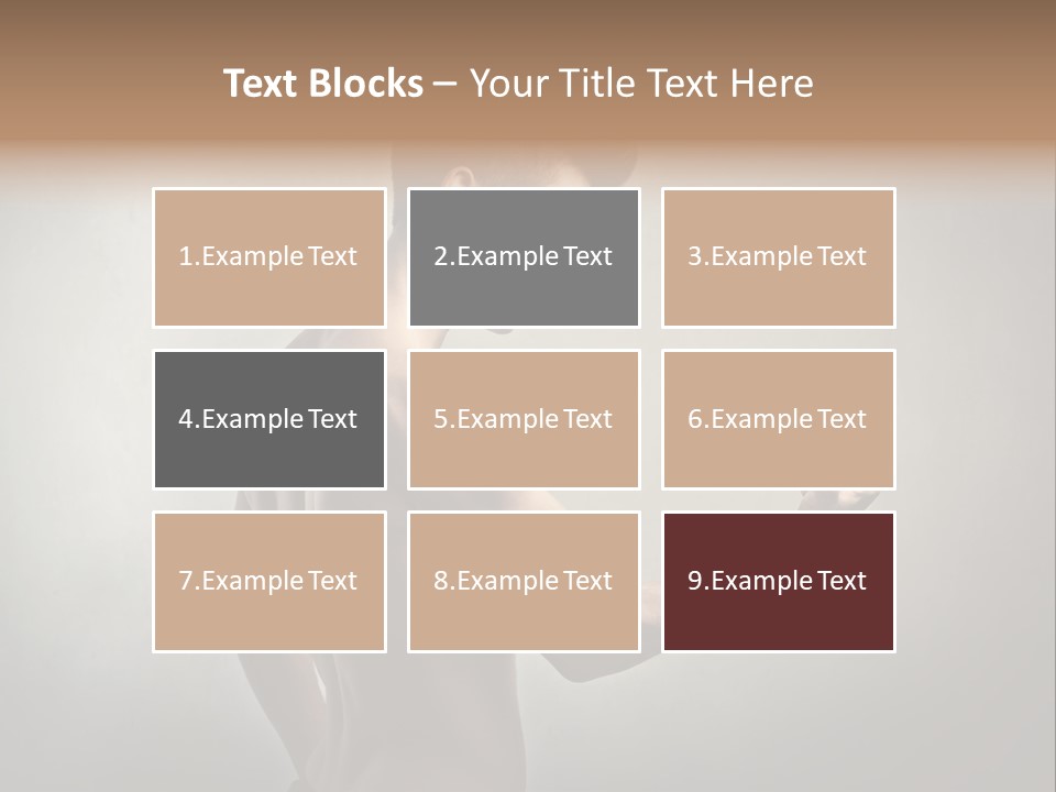 Fit Building Guy PowerPoint Template