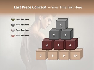 Fit Building Guy PowerPoint Template