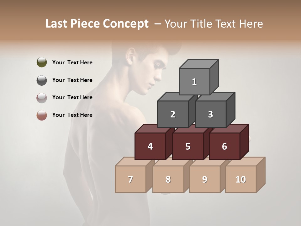 Fit Building Guy PowerPoint Template
