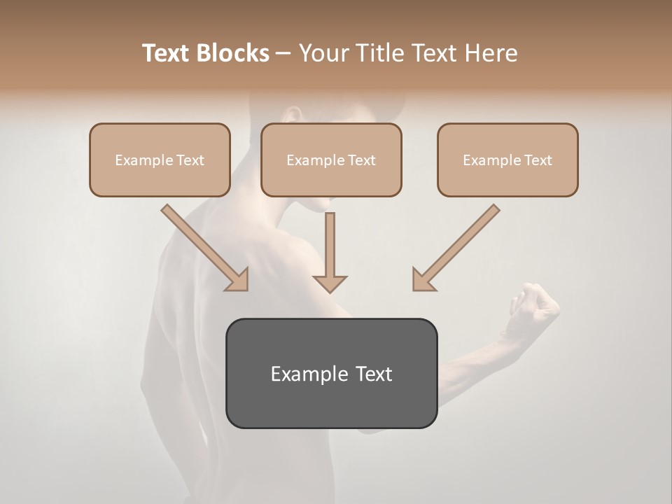 Fit Building Guy PowerPoint Template
