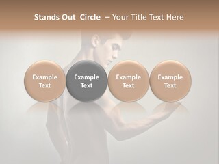 Fit Building Guy PowerPoint Template