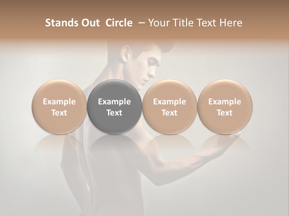 Fit Building Guy PowerPoint Template