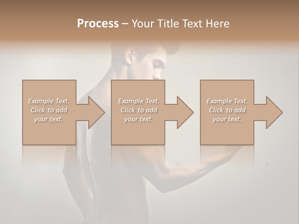 Fit Building Guy PowerPoint Template