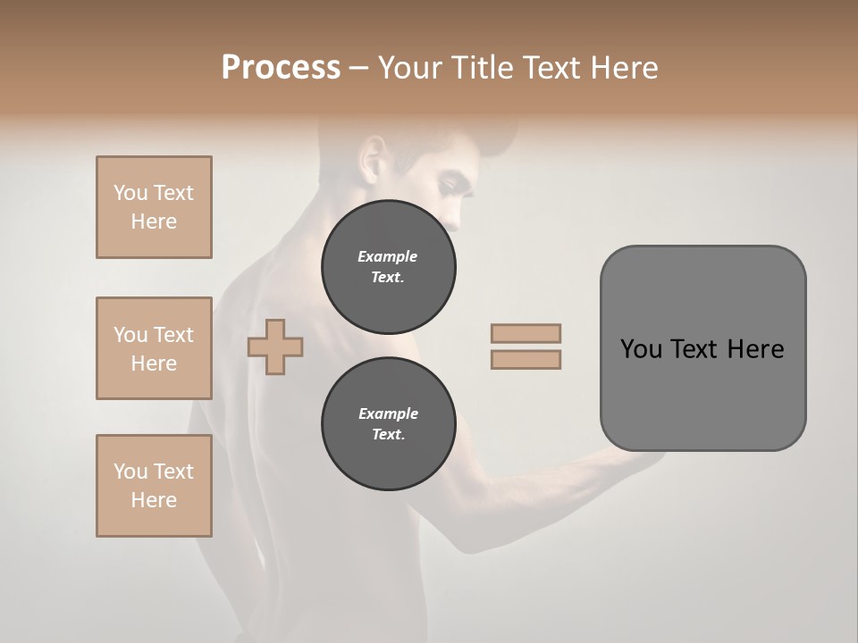 Fit Building Guy PowerPoint Template
