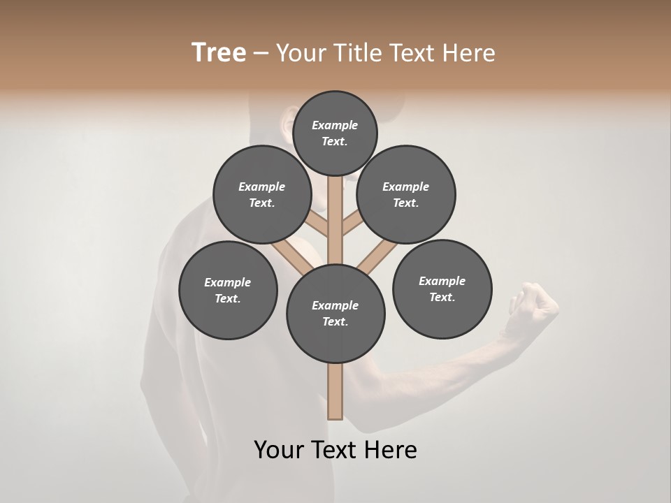 Fit Building Guy PowerPoint Template
