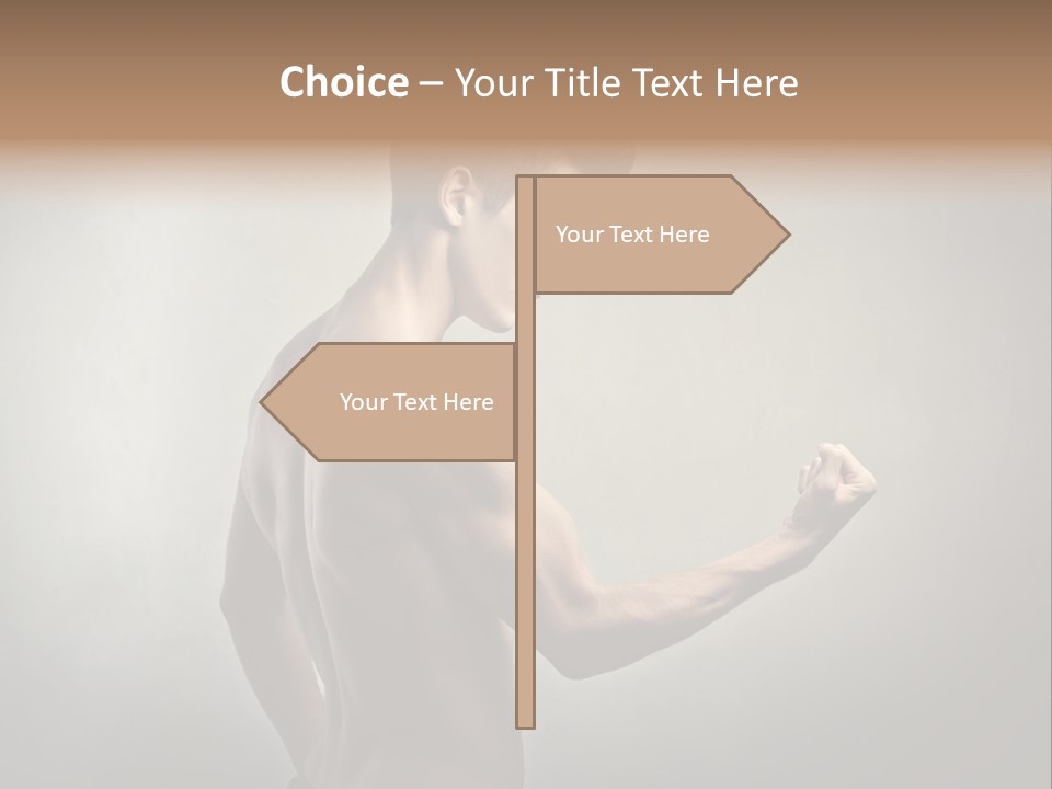 Fit Building Guy PowerPoint Template