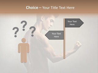 Fit Building Guy PowerPoint Template