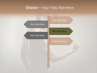 Fit Building Guy PowerPoint Template