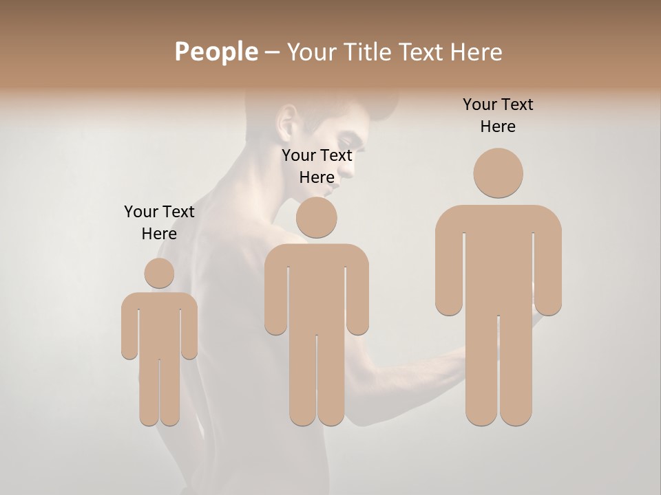 Fit Building Guy PowerPoint Template