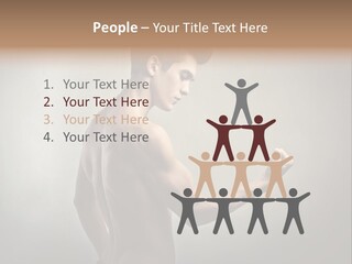 Fit Building Guy PowerPoint Template