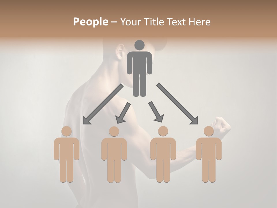 Fit Building Guy PowerPoint Template