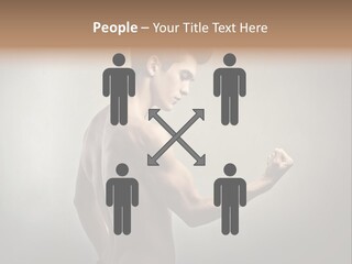 Fit Building Guy PowerPoint Template