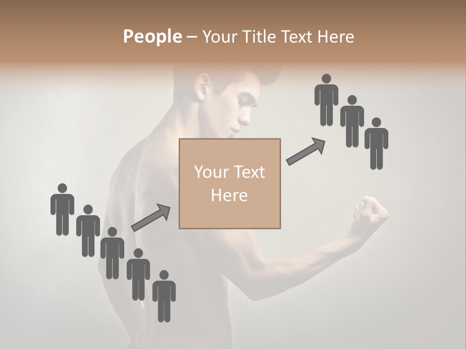 Fit Building Guy PowerPoint Template