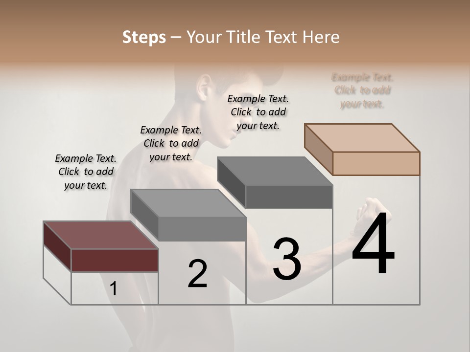 Fit Building Guy PowerPoint Template