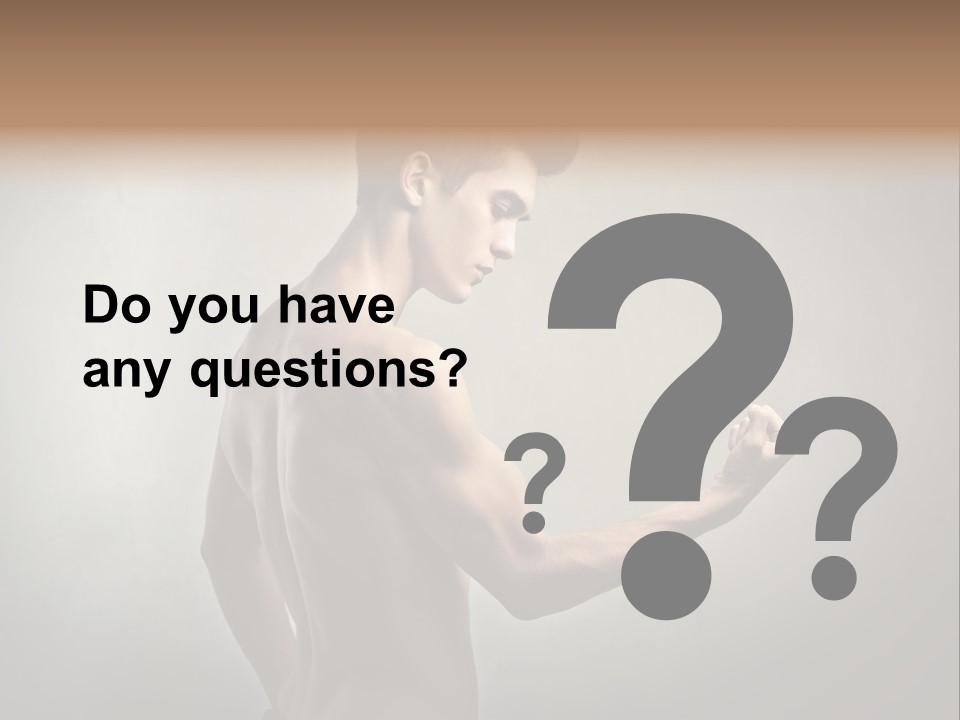 Fit Building Guy PowerPoint Template