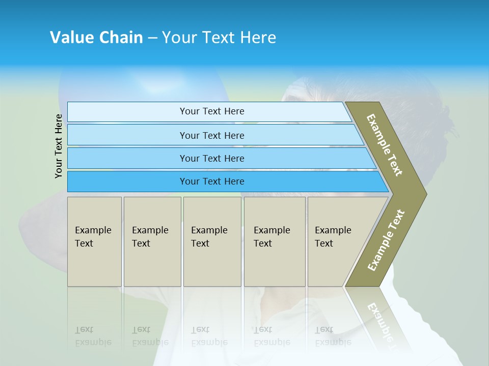 Blue Celebration Decoration PowerPoint Template