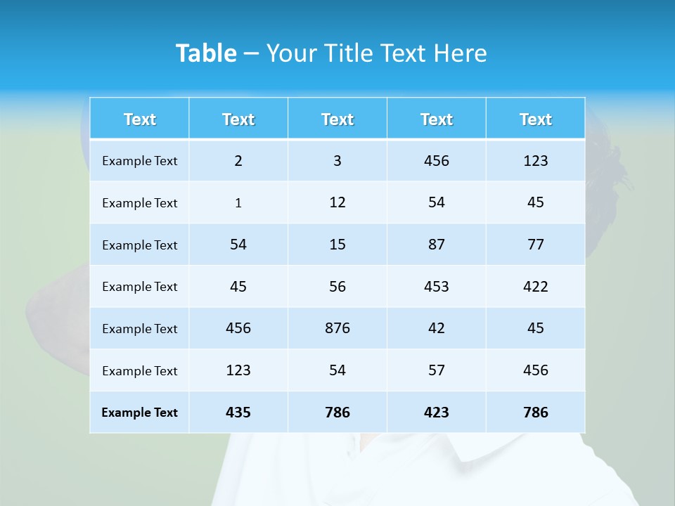Blue Celebration Decoration PowerPoint Template
