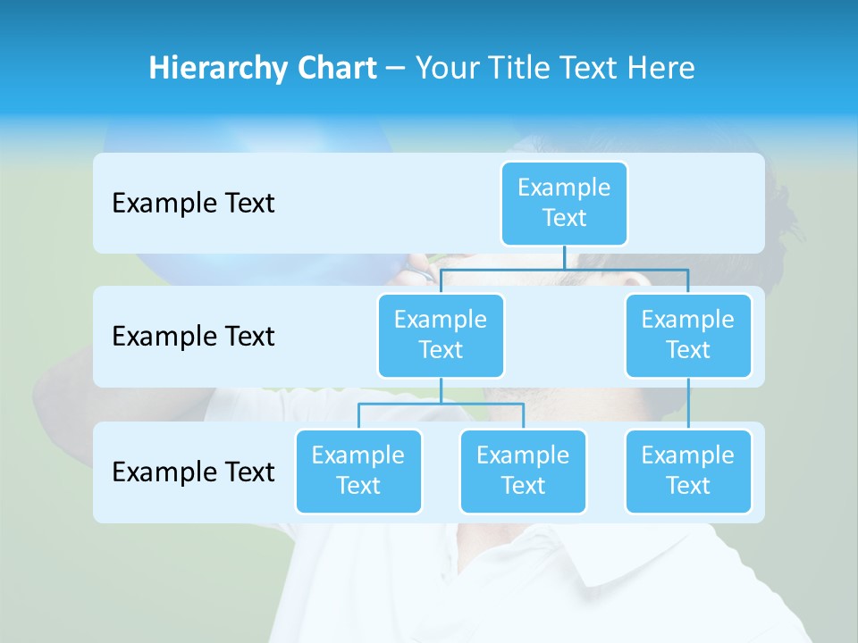 Blue Celebration Decoration PowerPoint Template
