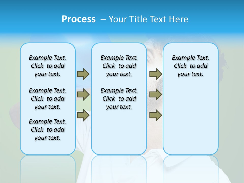 Blue Celebration Decoration PowerPoint Template