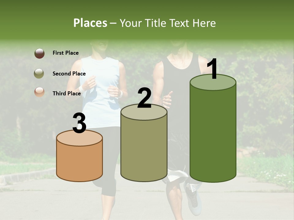 Foot One Runner PowerPoint Template